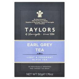 Чай чорний Taylors of Harrogate Earl Grey, 20 пакетиків (802592)