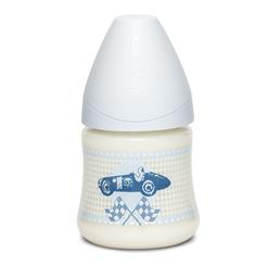 Бутылочка для кормления Suavinex Истории малышей Машина, 150 мл, голубой (304379/1)