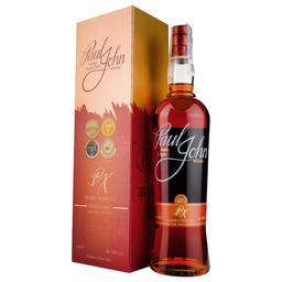 Віскі Paul John Pedro Ximenez Single Malt Indian Whisky, в коробці, 48%, 0,7 л