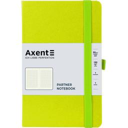 Книга записна Axent Partner A5- в клітинку 96 аркушів лимонна (8201-60-A)