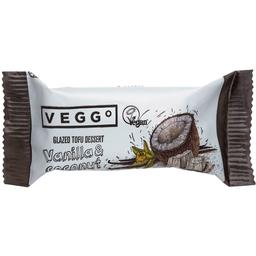 Батончик Veggo Чизкейк з тофу в глазурі з какао зі смаком ванілі та кокоса 40 г
