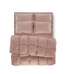 Комплект постельного белья Penelope Catherine dusty rose, хлопок, семейный (200х160+35см), розовый (svt-2000022292818)