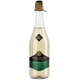 Вино ігристе Marchesini Lambrusco Emilia bianco, біле, напівсолодке, 0,75 л