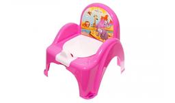 Горшок-стульчик Теga Сафари, с музыкой, розовый (PO-041-127)