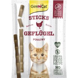 Ласощі для котів GimCat Sticks Poultry з м'ясом птиці, 20 г