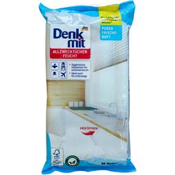 Универсальные влажные салфетки для уборки Denkmit Чистая Свежесть 50 шт.
