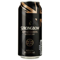 Сидр Strongbow Apple Ciders British Dry 5% 0.44 л з/б