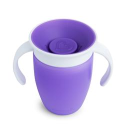 Чашка непроливная Munchkin Miracle 360 с ручками, 207 мл, фиолетовый (01209401.05)