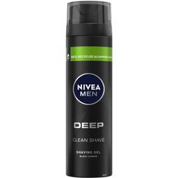 Черный гель для бритья Nivea Men Ultra, 200 мл (81789)