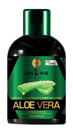 Шампунь для волос Dalas с гиалуроновой кислотой, натуральным соком алоэ и маслом чайного дерева, 1000 мл (729200)