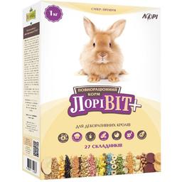 Корм для декоративных кроликов Лорівіт +, полнорационный, 1 кг