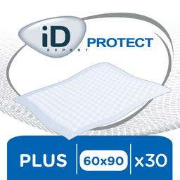 Одноразові гігієнічні пелюшки iD PROTECT Plus, 60x90 см, 30 шт.