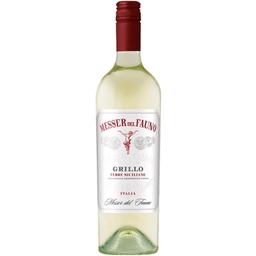 Вино Messer del Fauno Terre Siciliane Bianco Grillo, біле, сухе, 0,75 л