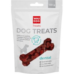 Лакомство для собак Waudog Treats Стоматологическая кость со вкусом курятины 100 г