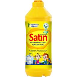 Засіб для миття дитячого посуду Satin Natural Balance, з екстрактом евкаліпту, 500 мл