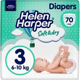 Подгузники Helen Harper Soft & Dry New Midi (3) 6-10 кг 70 шт.