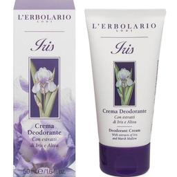 Крем-дезодорант L'Erbolario Crema Deodorante Iris, з ірисом, 50 мл