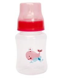Бутылочка для кормления Курносики, с широким горлышком, с силиконовой соской, 250 мл, розовый (7006 рож)