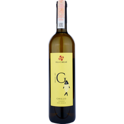 Вино Villa Carume Grillo Organic DOC Sicilia, белое, сухое, 12,5%, 0,75 л