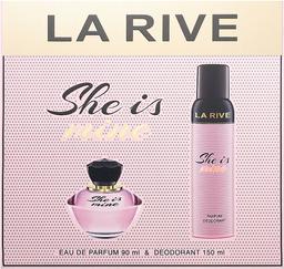 Подарунковий набір La Rive She Is Mine: Парфумована вода, 90 мл + Дезодорант, 150 мл