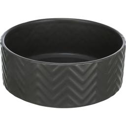 Миска для собак Trixie, керамічна, 1,6 л, d20 см, чорний (25022)