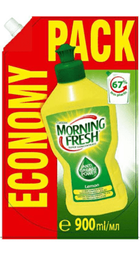 Средство для мытья посуды Morning Fresh Refil Лимон, суперконцентрат, 900 мл