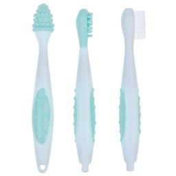 Набір зубних щіток Bebe Confort Set of 3 Toothbrushes, 3 шт., синій (3106203000)
