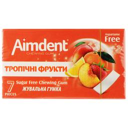 Жевательная резинка Aimdent Тропические фрукті, 14,5 г (928718)