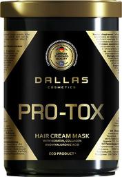 Крем-маска для відновлення структури волосся Dallas Cosmetics Hair Pro-tox з колагеном та гіалуроновою кислотою, 1000 мл (723215)