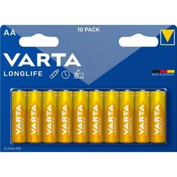 Батарейки Varta Longlife AA Bli Alkaline, 10 шт. (4106101461)