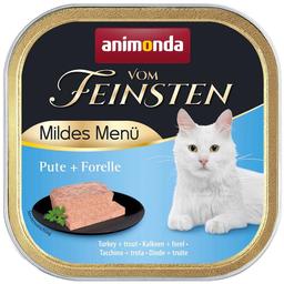 Влажный корм для кошек Animonda Vom Feinsten Adult Turkey + Trout, с индейкой и форелью, 100 г