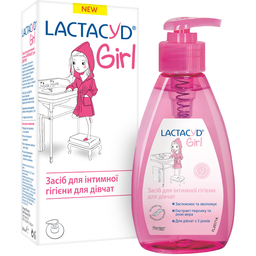 Средство для интимной гигиены Lactacyd Для девочек, с дозатором, 200 мл