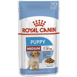 Вологий корм Royal Canin Medium Puppy для цуценят собак середніх порід віком від 2 до 10 місяців, 140 г (10980149)
