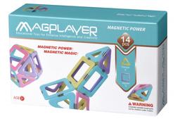 Конструктор магнітний Magplayer, 14 елементів (MPH2-14)
