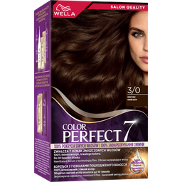 Стойкая крем-краска для волос Wella Color Perfect 3/0 Темный шатен (4064666598277)