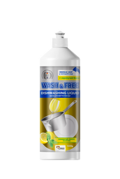 Средство для мытья посуды Wash&Free Лимон и мята, 1000 мл (723093)