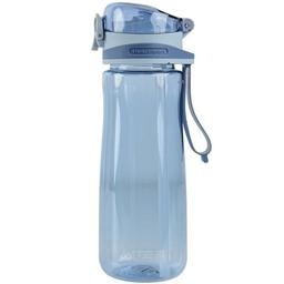 Пляшечка для води Kite з трубочкою 600 мл блакитна (K22-419-02)