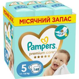 Подгузники Pampers Premium Care 5 (11-16 кг), 148 шт.