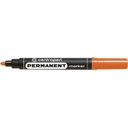 Маркер перманентний Centropen Permanent конусоподібний 2.5 мм помаранчевий (8566/06/1/P)