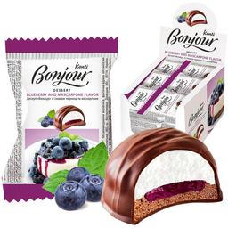 Десерт Bonjour со вкусом черники и маскарпоне, 29 г (815866)