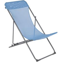 Крісло розкладне Bo-Camp Flat блакитне (1204684)