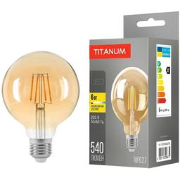 LED лампа Titanum Filament G95 6W E27 2200K бронза (TLFG9506272A)