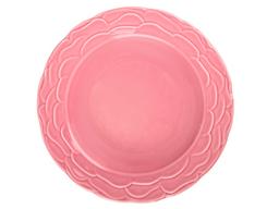 Тарілка Kutahya Porselen Атена глибока, темно-рожева, 22 см (942-022)