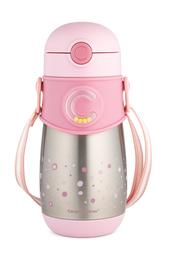 Термо-поильник Canpol babies с силиконовой трубочкой, 300 мл, розовый (74/054_pin)