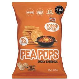 Чипсы Pea Pops из нута со вкусом барбекю 80 г