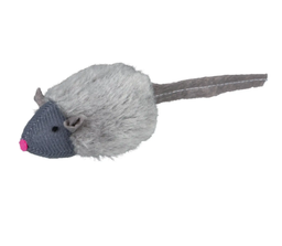 Игрушка-пищалка для кошек Trixie Мышка с чипом, 6 см, в ассортименте (4199_1шт)