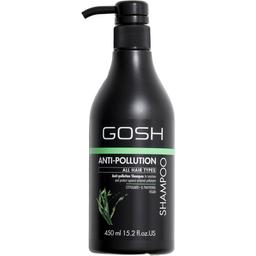 Шампунь Gosh Anti-Pollution, очищающий и увлажняющий, для всех типов волос, 450 мл