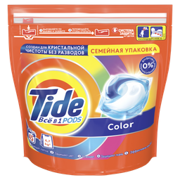 Капсули для прання Tide Все-В-1 Color, 45 шт.