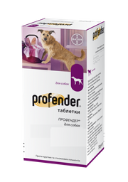 Таблетка от гельминтов Bayer Profender, для собак, 24 шт.
