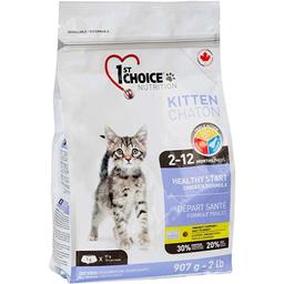 Сухий корм для кошенят 1st Choice Kitten Healthy Start зі смаком курки, 907 г
